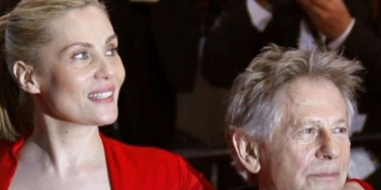 Emmanuelle Seigner con il marito Roman Polanski, foto Instagram