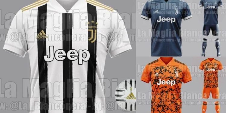 Le possibili maglie della Juventus per il 2021