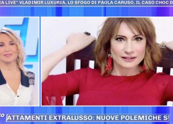 Barbara D'Urso e Vladimir Luxuria