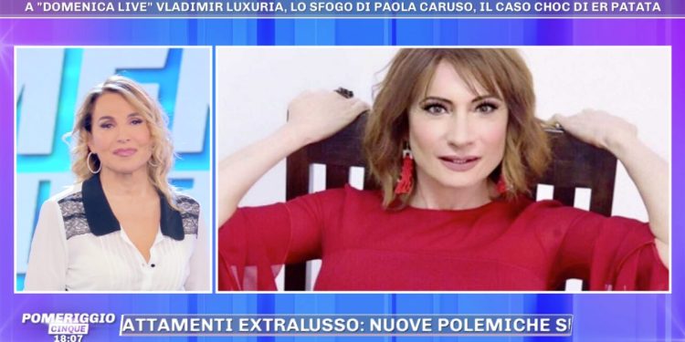 Barbara D'Urso e Vladimir Luxuria