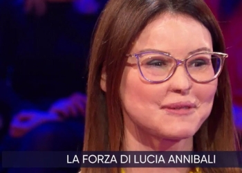 Lucia Annibali a "La Vita in Diretta"