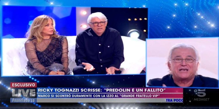 Marco Predolin, lite con Ricky Tognazzi a Live