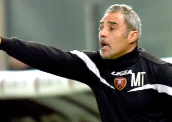 Domenico Toscano, mister della Reggina. Foto LaPresse