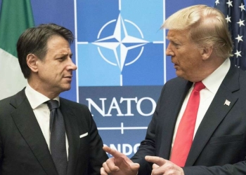 Giuseppe Conte e Donald Trump (Lapresse)