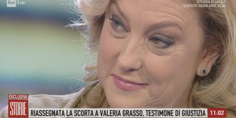 Valeria Grasso a Storie Italiane (Rai)