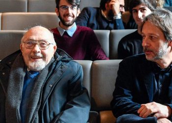 Piero Terracina con Luca Bergamo (Foto: LaPresse)