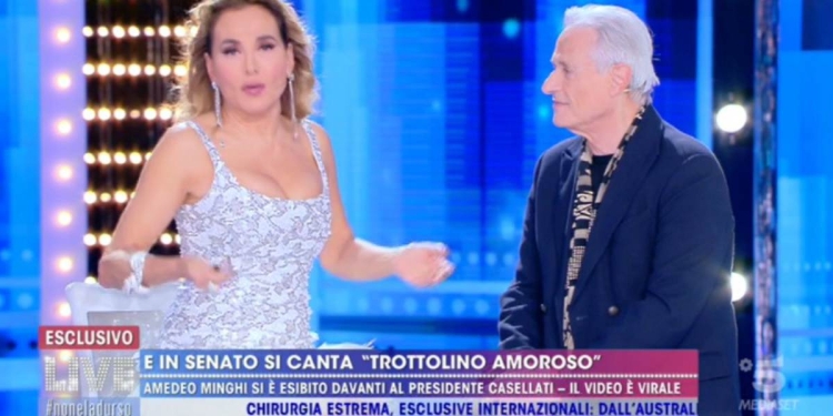 Amedeo Minghi e Barbara D'Urso (Live – Non è la D’Urso)