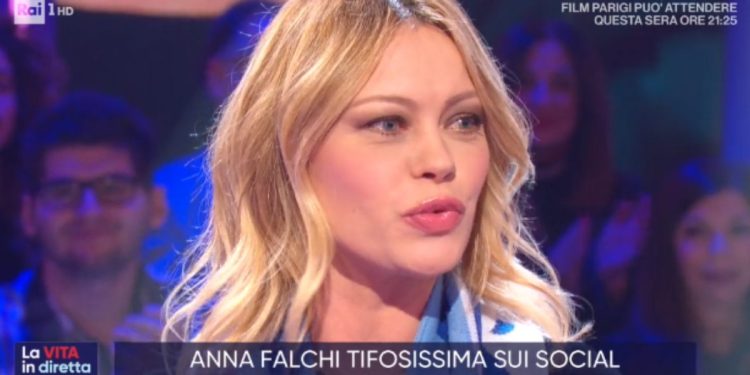 Anna Falchi a La Vita in Diretta