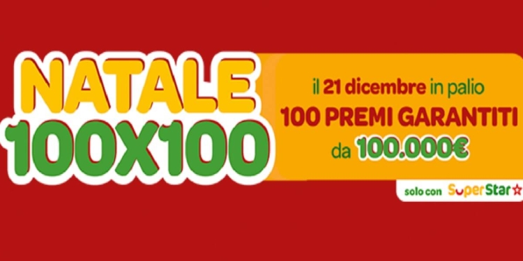 Superenalotto Natale 100x100