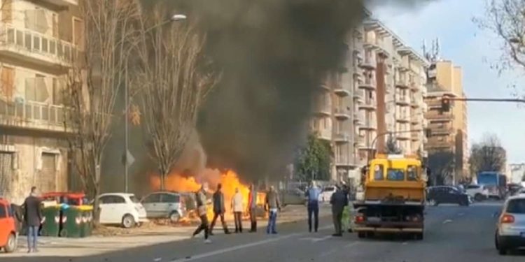 torino incendio Via Pio VII Corso Traiano