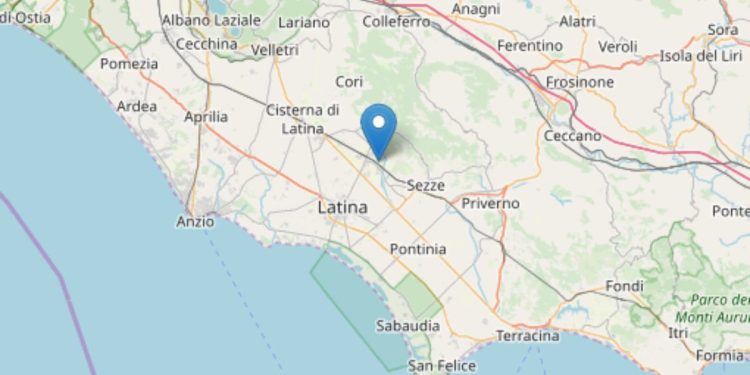 Terremoto Latina (Ingv)