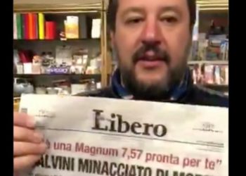 Titolo Libero su Salvini