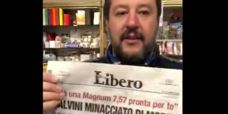 Titolo Libero su Salvini