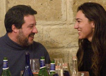 Matteo Salvini e Francesca Verdini