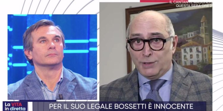 Valerio Rossi Albertini e l'avvocato Claudio Salvagni (La Vita in Diretta)