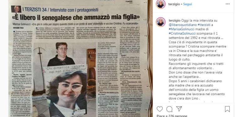 Giovanni Terzi, Instagram