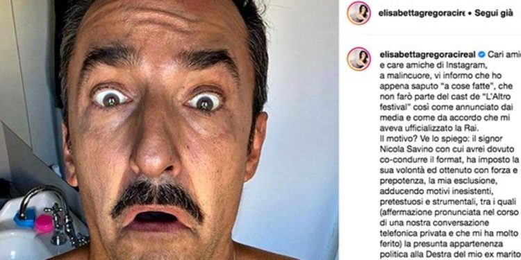 Elisabetta Gregoraci contro Nicola Savino (foto Instagram)