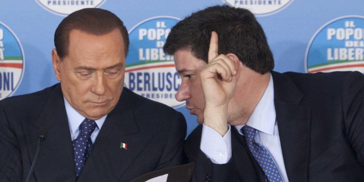 Sergio Silvestris con Silvio Berlusconi (Foto: LaPresse)