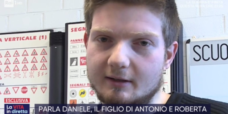 Daniele Logli a La Vita in Diretta