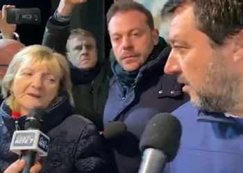 Anna Rita Biagini e Matteo Salvini