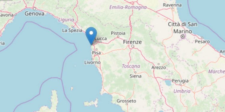 Terremoto a Pisa (Ingv)