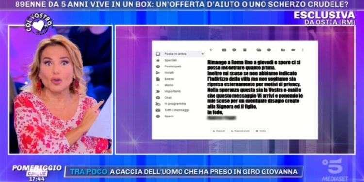 Barbara D'Urso e la "truffa" a Pomeriggio 5