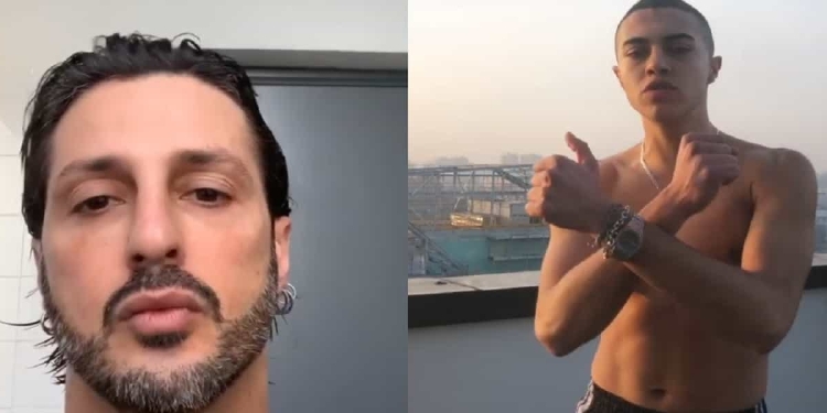 Fabrizio corona e il rapper Sacky