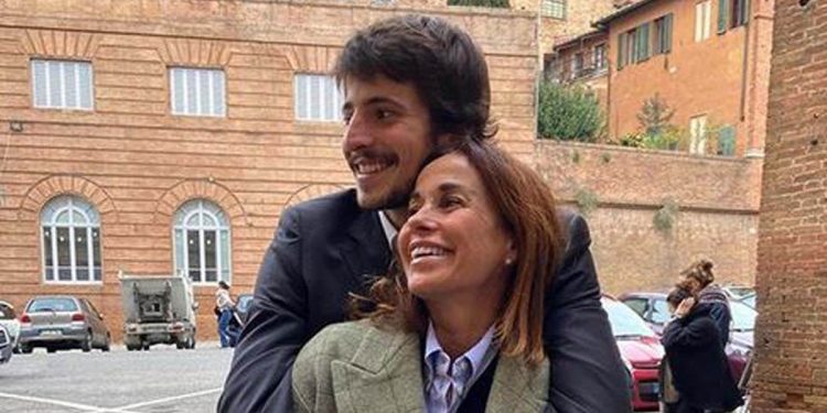 Cristina Parodi col figlio Alessandro Gori