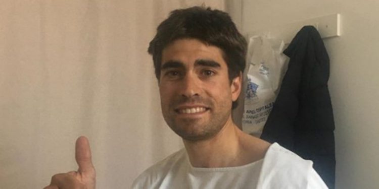 Mikel Landa investito, foto Instagram