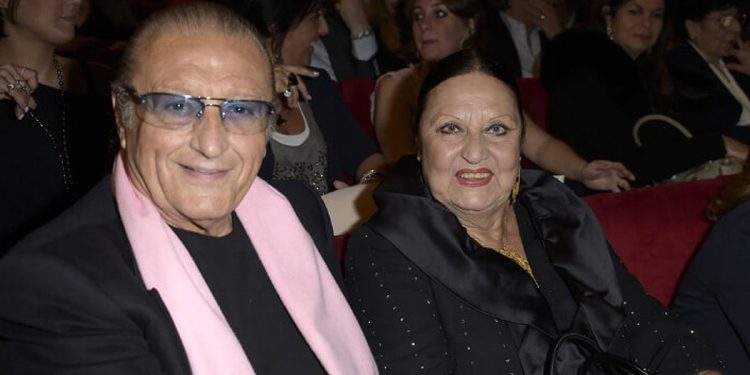 Elettra Morini e il marito Tony Renis