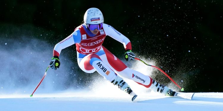 Diretta Super G Garmisch - Corinne Suter (LaPresse)