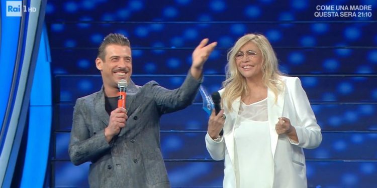 Francesco Gabbani e Mara Venier (Domenica in)