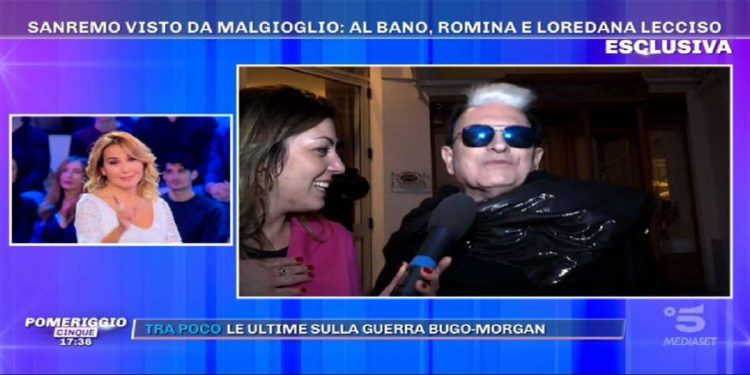 Cristiano Malgioglio e Barbara D'Urso, Pomeriggio 5