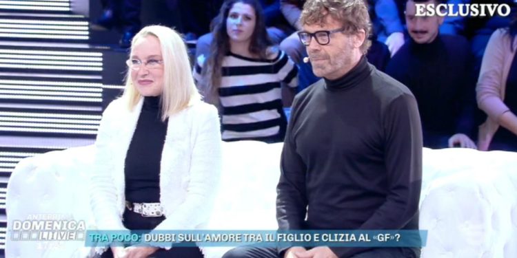 Eleonora Giorgi e Massimo Ciavarro (Domenica Live)