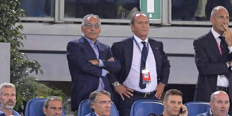 Antonio Tempestilli con James Pallotta (Foto LaPresse)