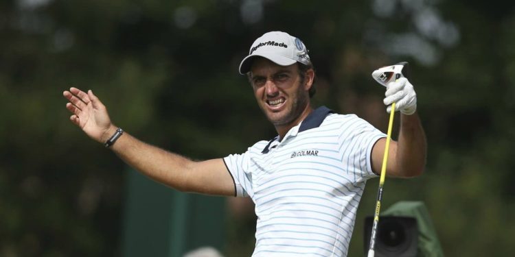 Edoardo Molinari, golfista torinese di 39 anni (Foto LaPresse)