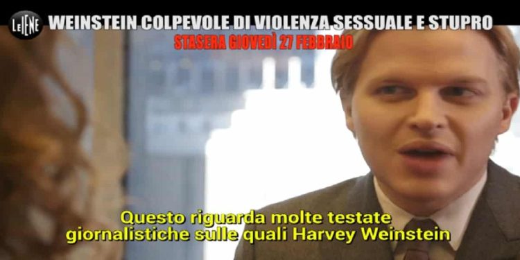 Ronan Farrow, il giornalista che ha incastrato Weinstein parla a Le Iene - Screenshot da video