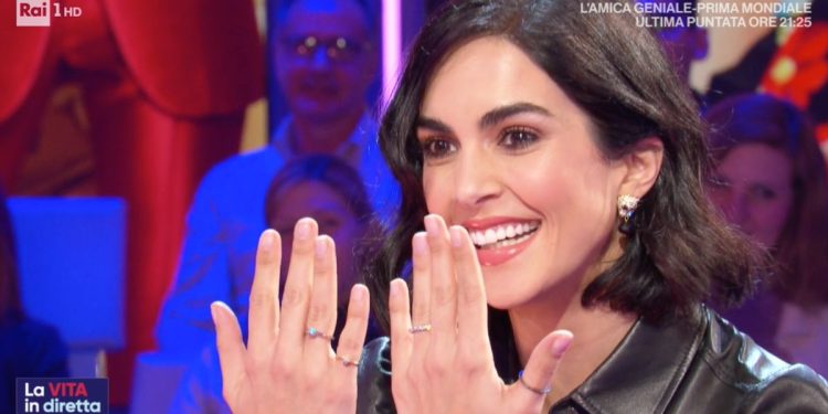 Rocio Munoz Morales a "La Vita in Diretta"