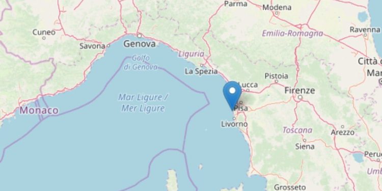 Terremoto a Livorno (Ingv)