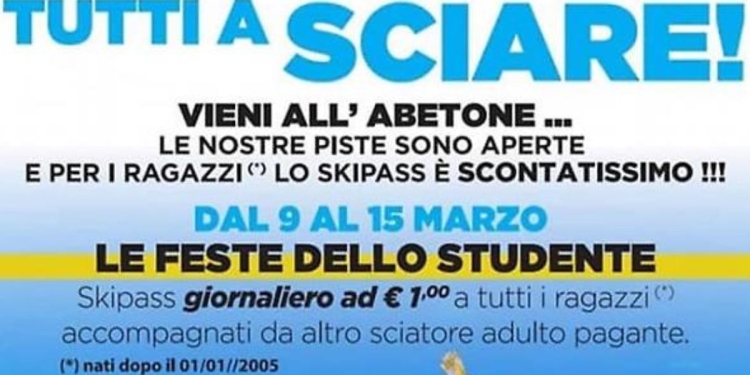 Abetone, polemica per feste studente