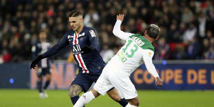 Mauro Icardi, attaccante del Psg (Foto LaPresse)