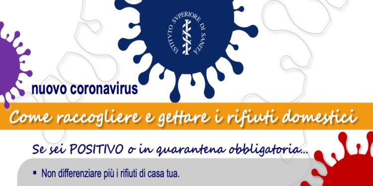 Coronavirus, come smaltire rifiuti (Iss)