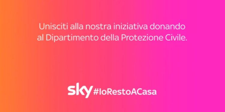 Sky contro il Coronavirus