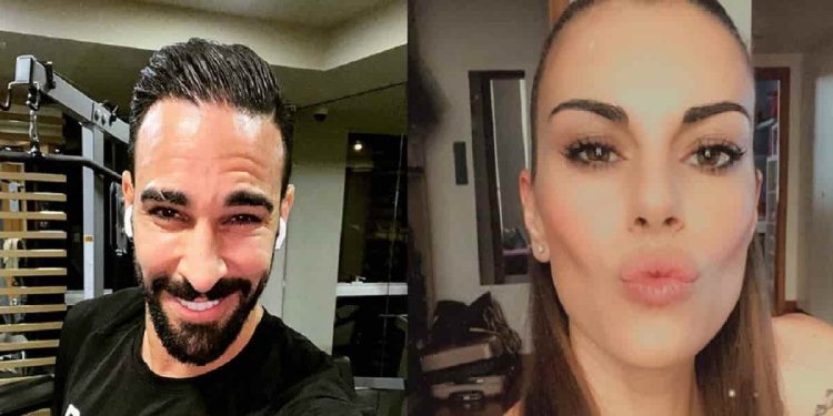 Adil Rami e Bianca Guaccero - Foto Instagram