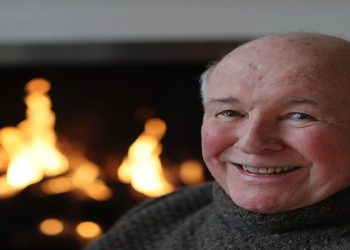 NEW YORK, NEW YORK--MARCH 02:  Playwright Terrence McNally appears in a portrait taken in his home on March 2, 2020 in New York City. (Photo by Al Pereira/Getty Images)