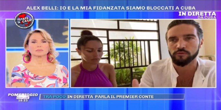 Alex Belli e Delia Duran bloccati a Cuba