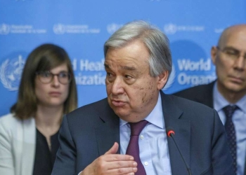 Antonio Guterres, segretario generale dell'Onu (Foto LaPresse)