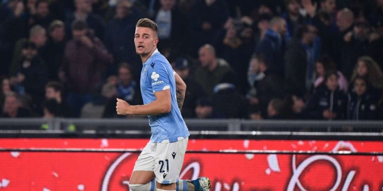 Sergej Milinkovic-Savic, centrocampista serbo della Lazio (Foto LaPresse)