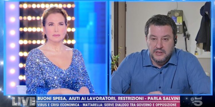 Salvini a Live Non è la D'Urso