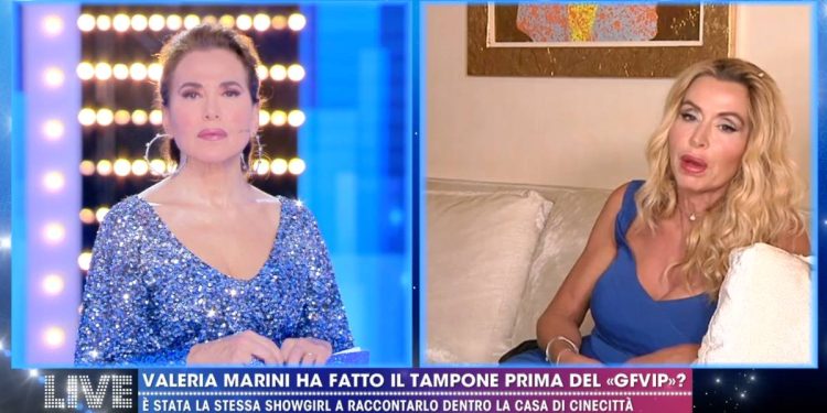 Valeria Marini a Live Non è la D'Urso